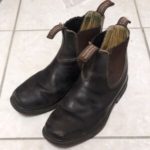 Dark Brown Chisel Toe Boots